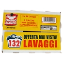 Omino Bianco Detersivo Lavatrice Liquido Muschio Bianco 3 x 44 Lavaggi 3 x 1760 ml